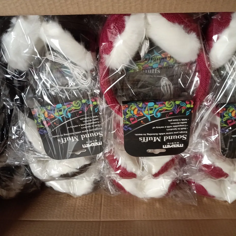 APPROXIMATELY 30 MAXIM AUDIO SOUND MUFFS 