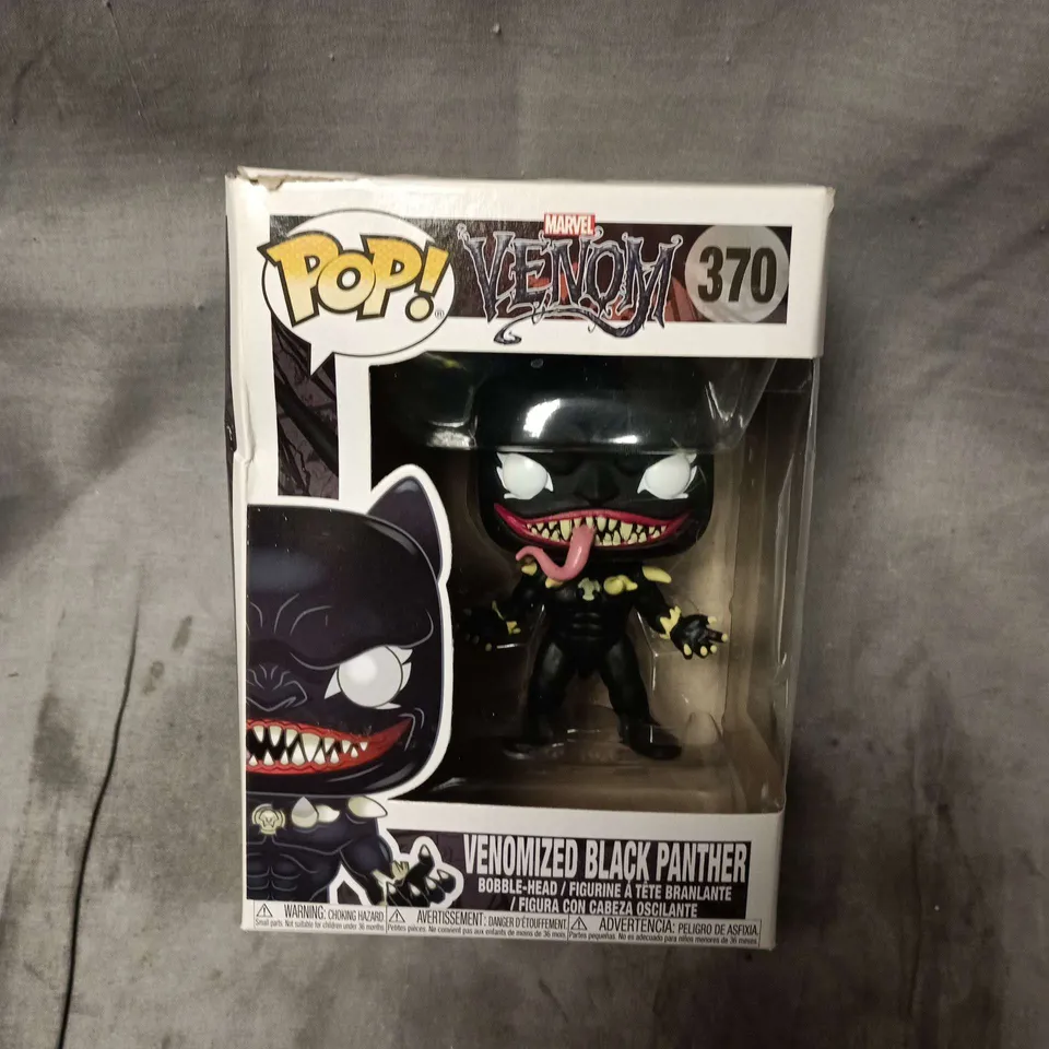 FUNKO POP! VENOMIZED BLACK PANTHER VINYL FIGURE – BOXED, NO. 370