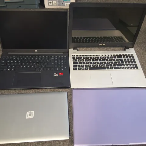 LOT OF 6 ASSORTED LAPTOPS TO INCLUDE HP RYZEN 7, ACER CHROMEBOOK AND ASUS