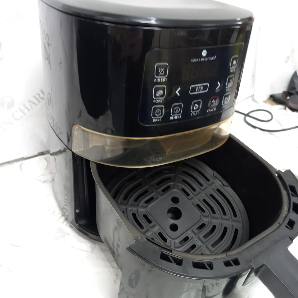 COOK'S ESSENTIALS AIR FRYER - BLACK