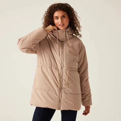 BRAND NEW REGATTA RURIE WOMENS JACKET WARM TAUPE SIZE 8