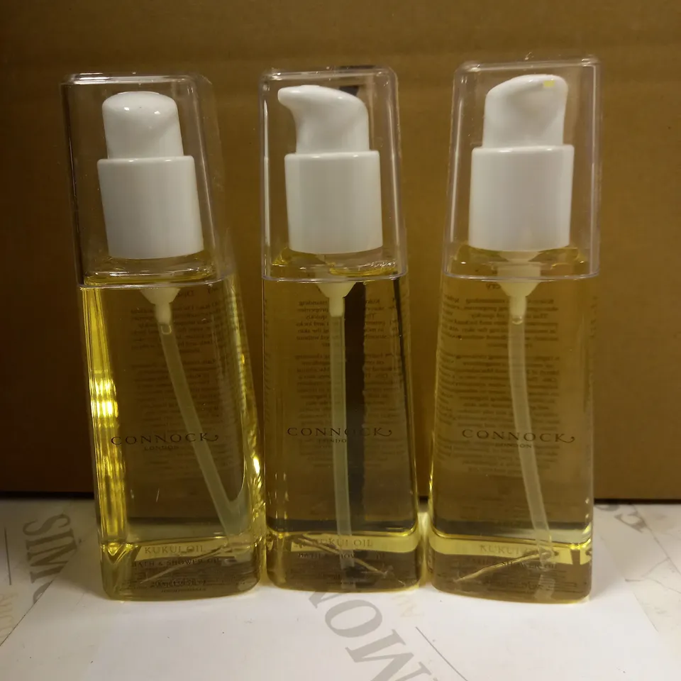 CONNOCK LONDON KUKUI OIL BATH AND SHOWER OIL