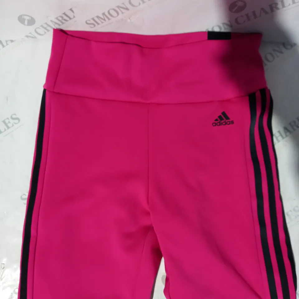 ADIDAS AEROREADY TEREMA TIGHT LEGGINGS IN MAGENTA SIZE 12-14 (M)