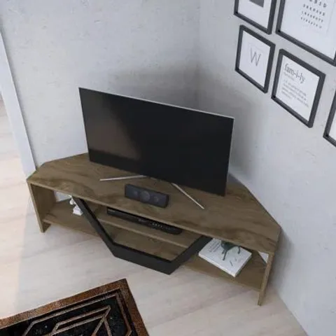 BOXED SIGEL CORNER TV STAND FOR TVS UP TO 55" (1 BOX)