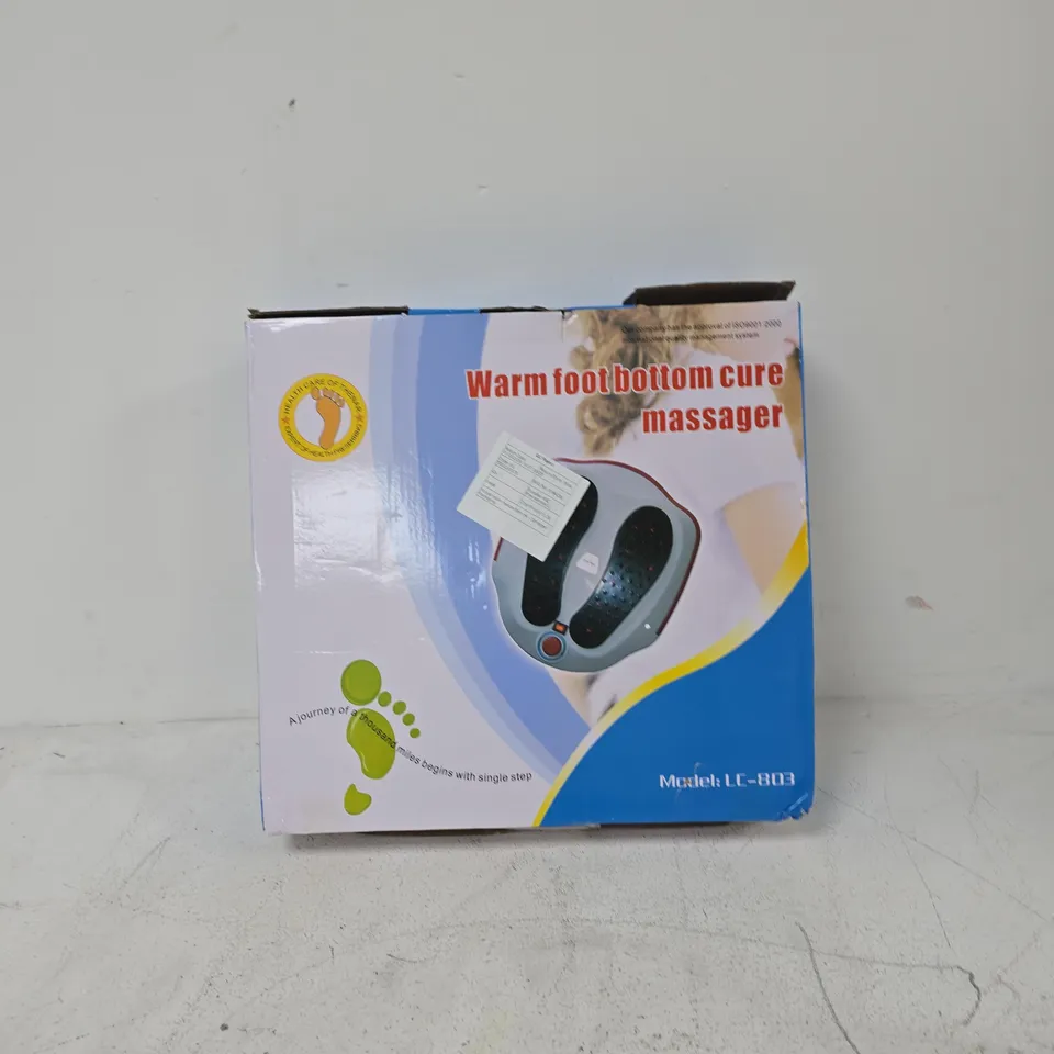 FOOT MASSAGER – WARM FOOT MASSAGE BOX (LC-803)