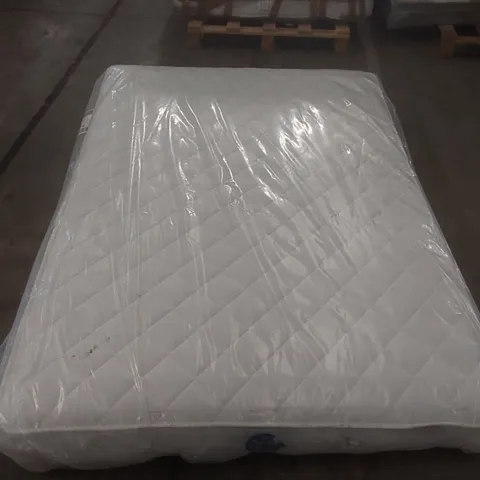 QUALITY BAGGED DOUBLE 135cm AIRSPRUNG LUXURY QUILTED MEDIUM MATTRESS