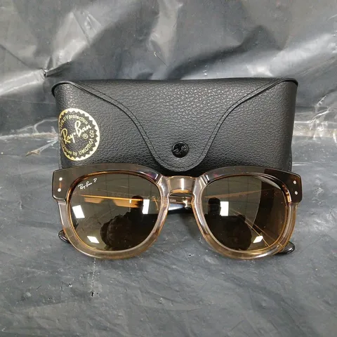 RAYBAN ROUNDED SUNGLASSES IN HAVANA