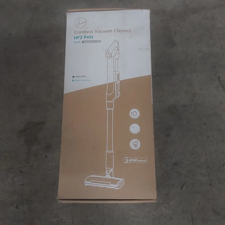 BOXED HOOVER HF2 PETS CORDLESS VACUUM CLEANER 