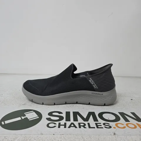SKECHERS SLIP-INS MEN’S SLIP-ON SNEAKERS UK 10 (US 11) – BLACK MESH, MEMORY FOAM