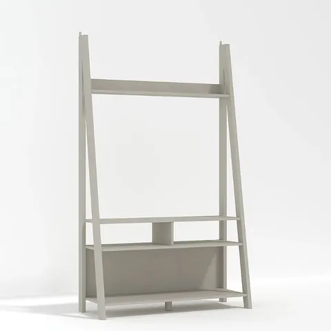 BOXED LPD HOME TIVA LADDER TV UNIT - GREY (1 BOX)