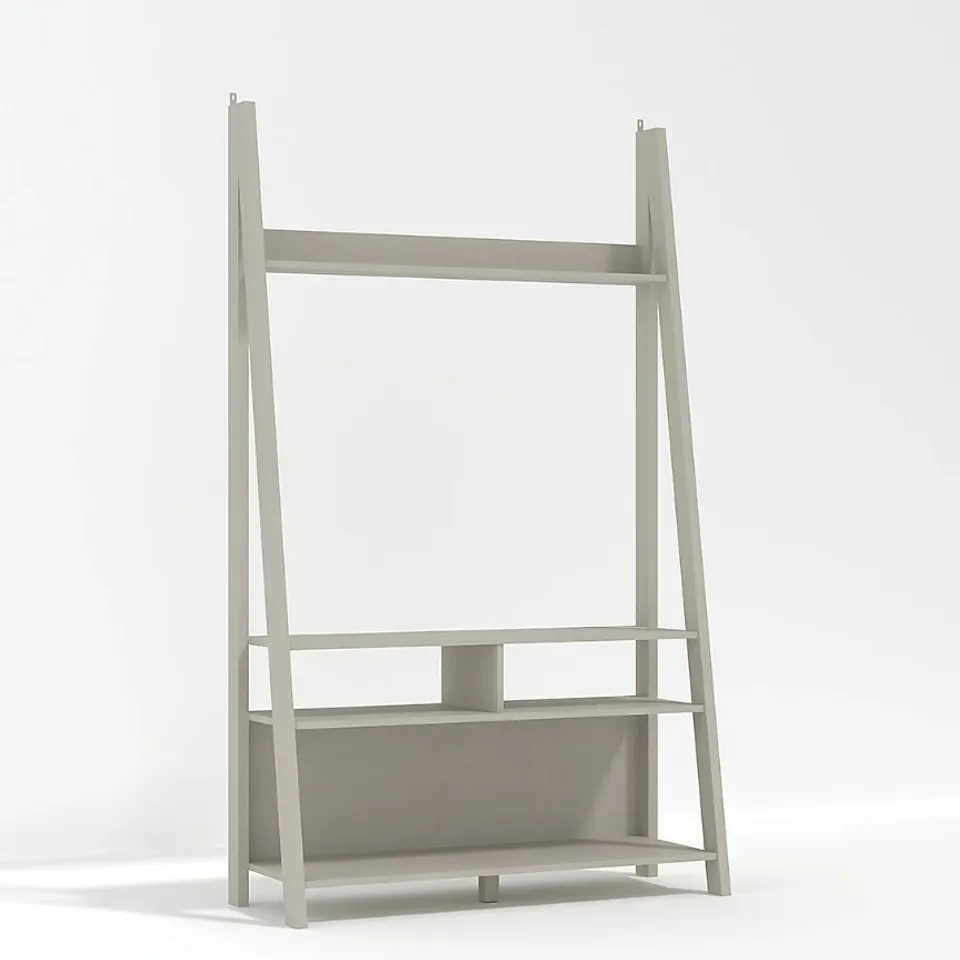 BOXED LPD HOME TIVA LADDER TV UNIT - GREY (1 BOX)