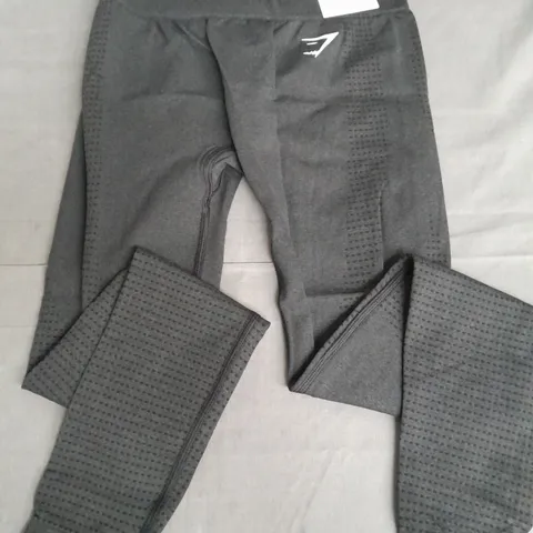 GYMSHARK VITAL SEAMLESS LEGGINGS IN BLACK - S