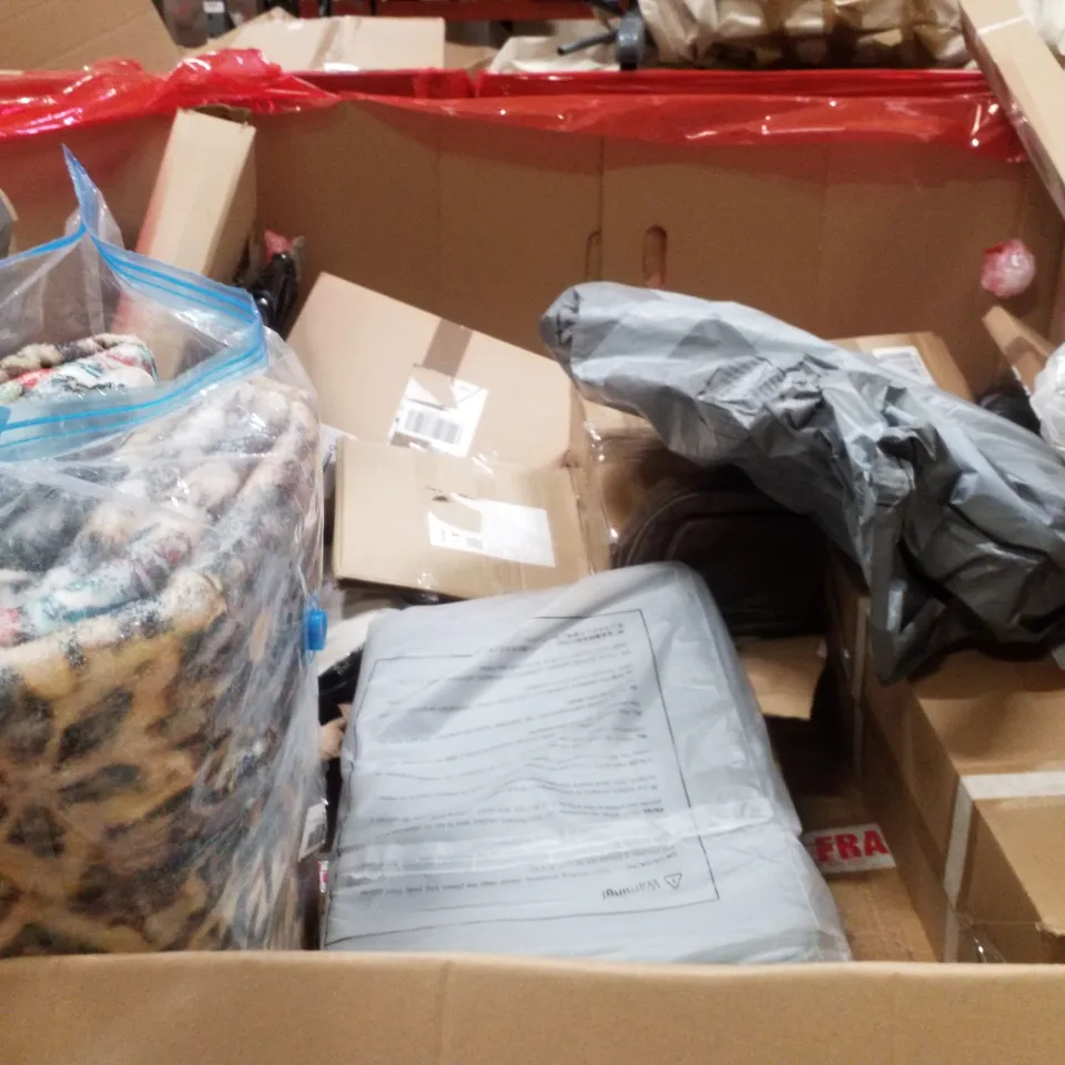 PALLET CONTAINING ASSORTED PRODUCTS INCLUDING PAPER SHREDDER, AUDIO TURNTABLE, CAT LITTER BOX & STONE BATH MAT