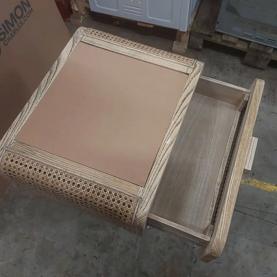 DESIGNER WOODEN BEDSIDE TABLE