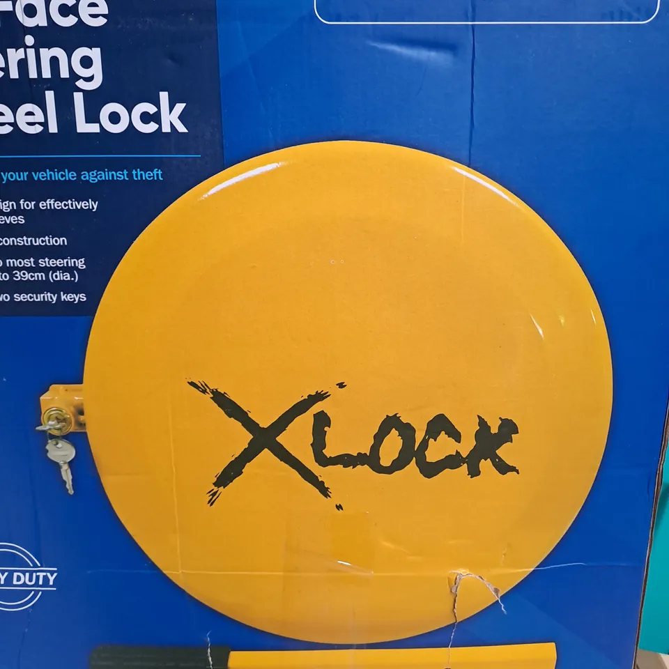 STREETWIZE XLOCK FULL FACE STEERING WHEEL LOCK 