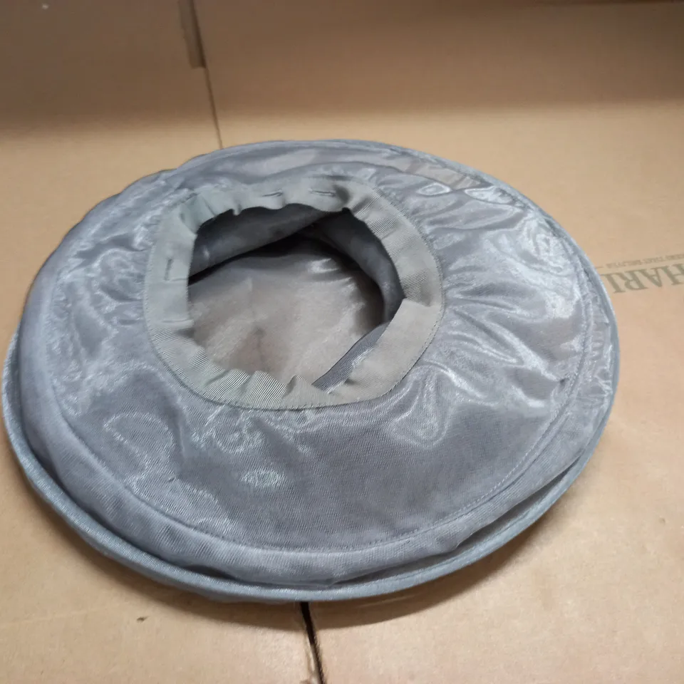 GREY EMBELLISHED OCCASIONAL HAT