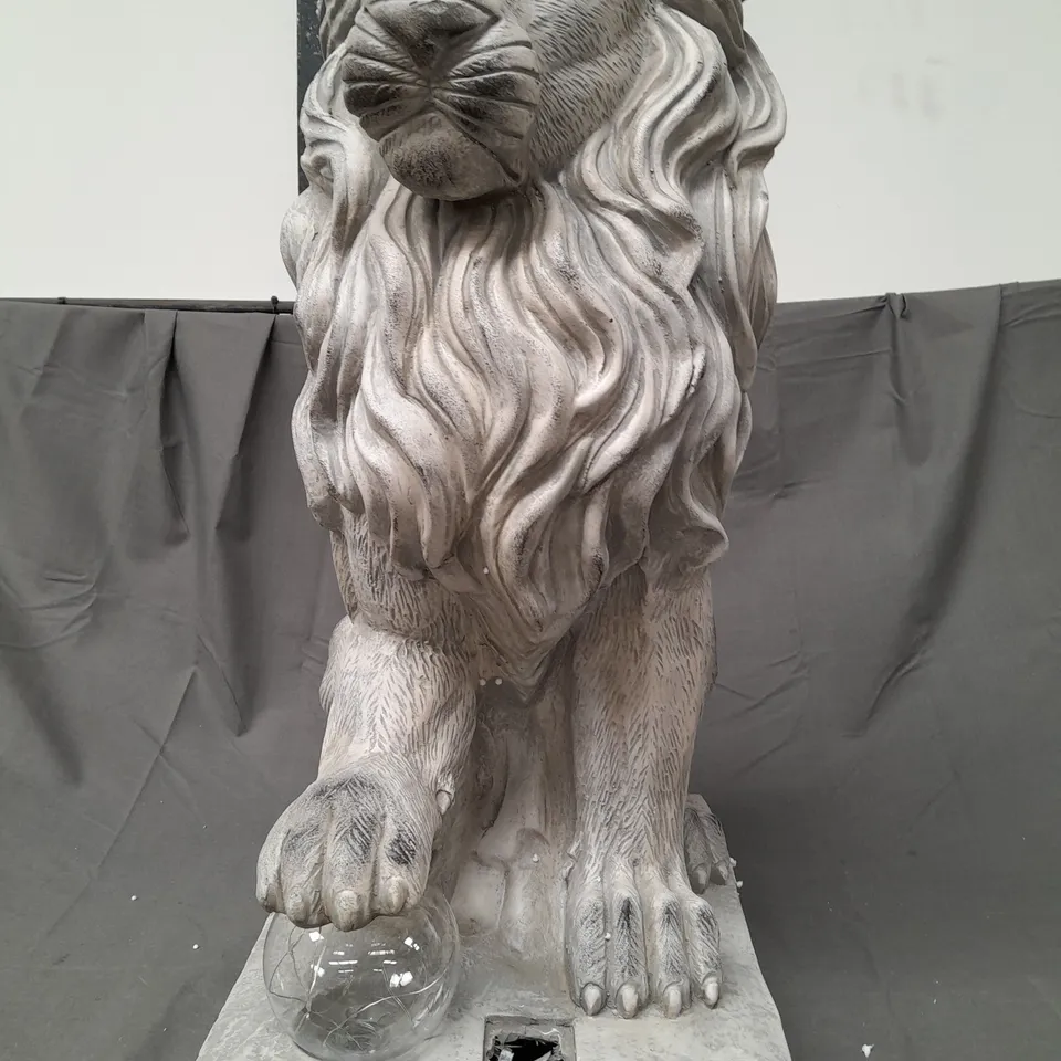 BOXED MY GARDEN STORIES LION SCULPTURE