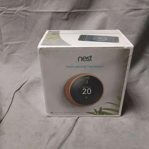 NEST LEARNING THERMOSTAT – BOXED AND SEALED (COPPER RING)