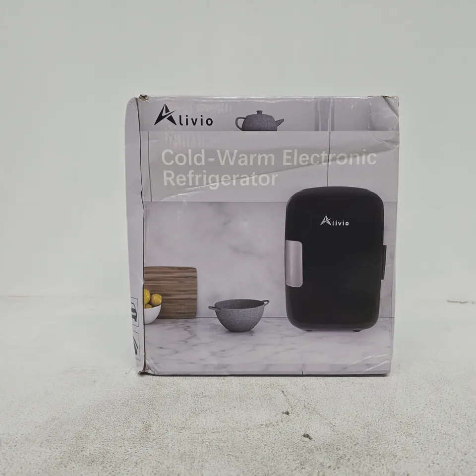ALIVIO COLD-WARM ELECTRONIC REFRIGERATOR – MINI COUNTERTOP FRIDGE (BOXED)