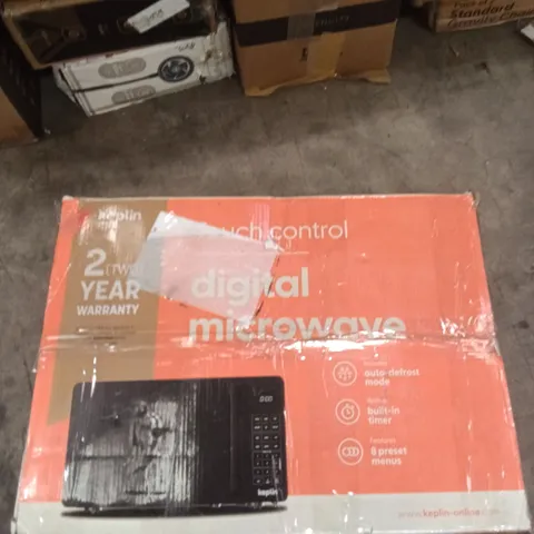 BOXED KEPLIN MICROWAVE BLACK