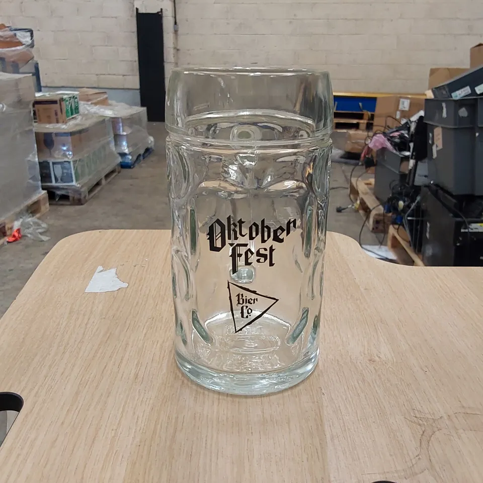 PALLET OF APPROXIMATELY 624 BRAND NEW BOXED BIER CO OKTOBER FEST 0.5L BEER GLASSES