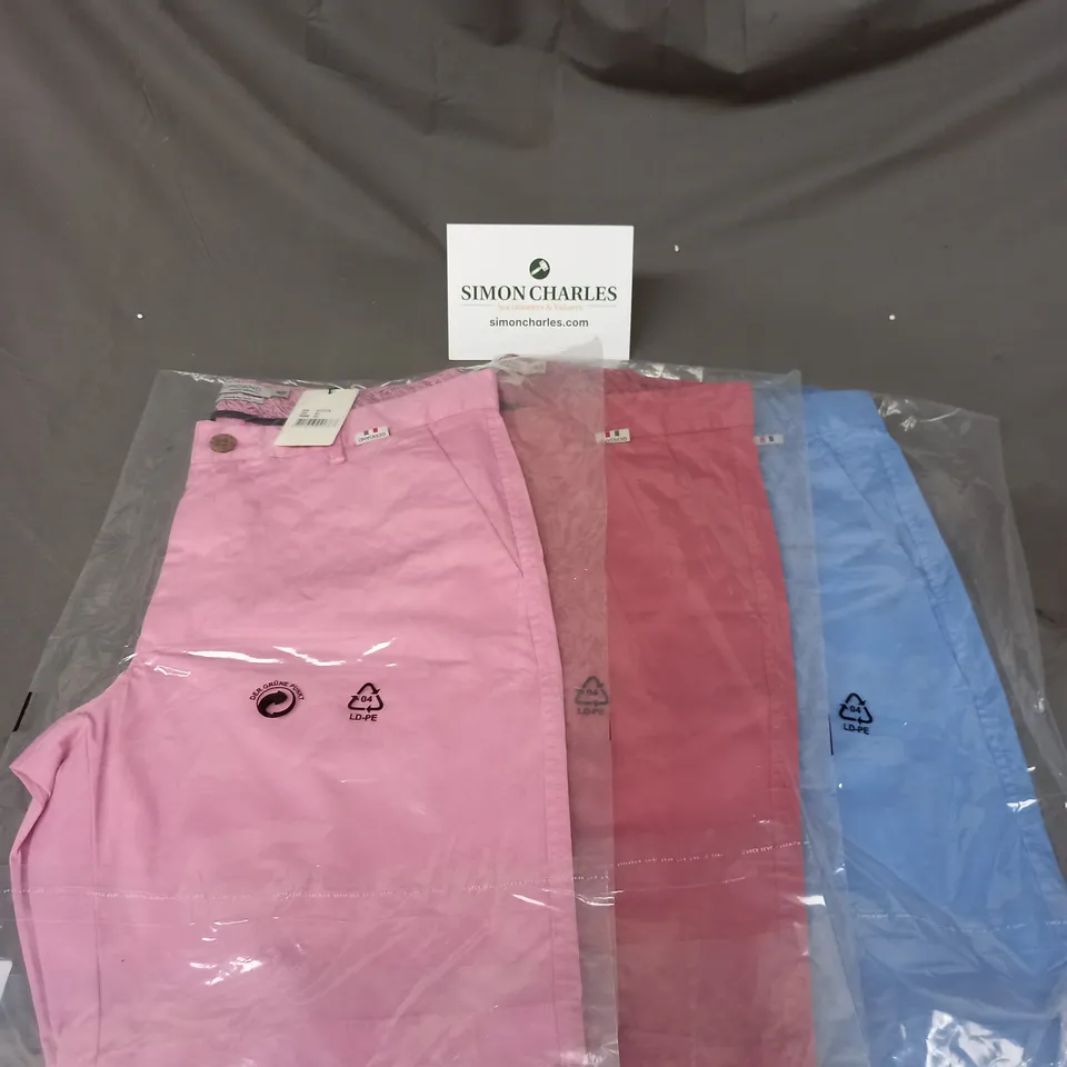BOX OF APPROX 20 GIORDANO MENS SHORTS IN ASSORTED COLOURS AND SIZES