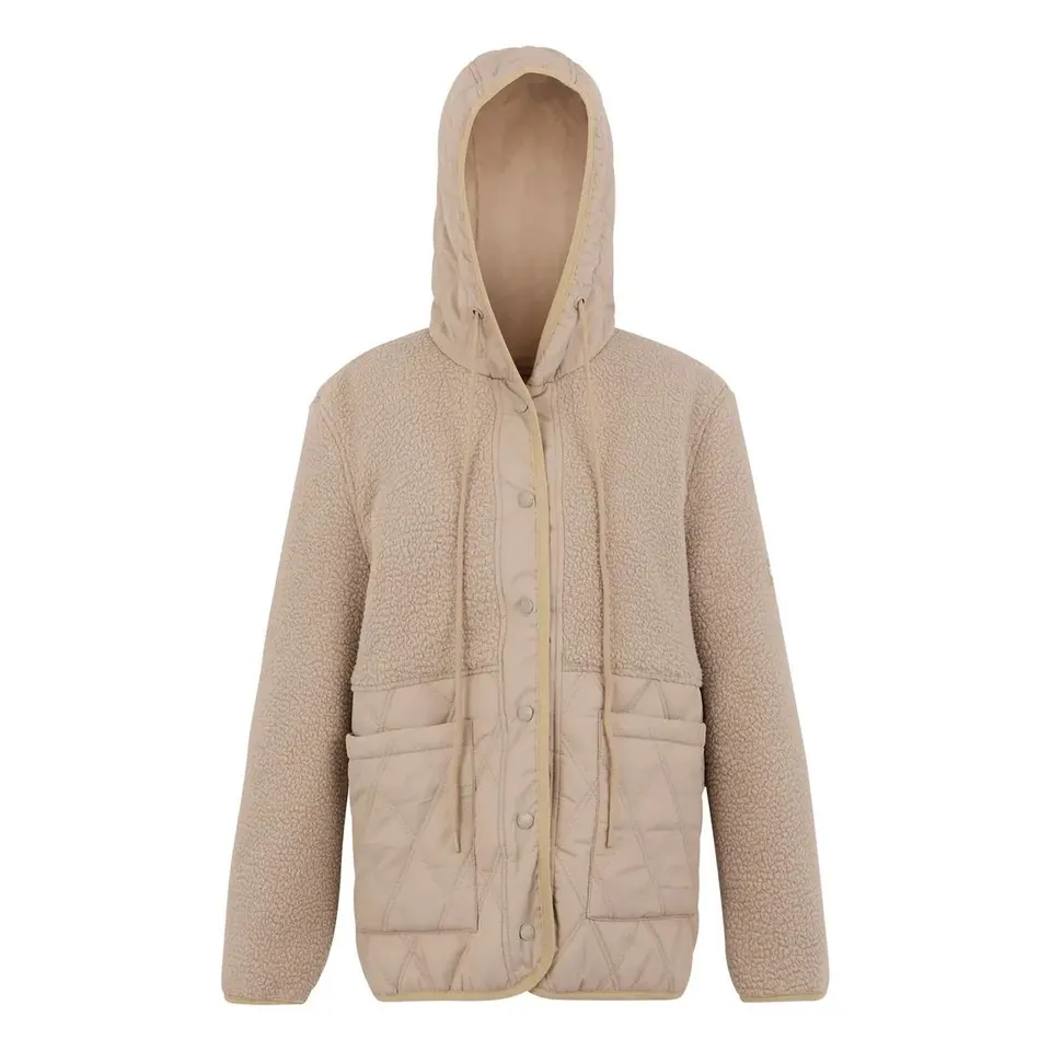 BRAND NEW REGATTA WOMEN'S MIKAYLA QUILTED JACKET IN SOFT TAUPE SIZE 8
