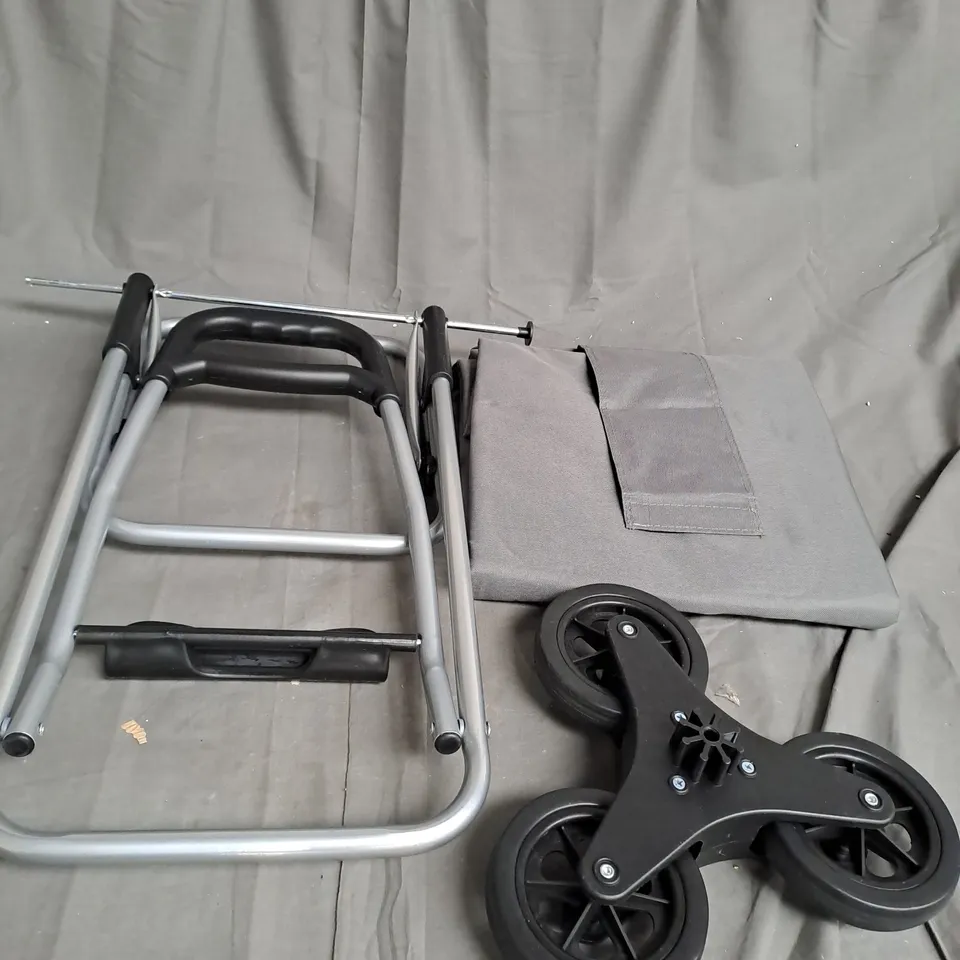 BOXED LOCK 'N LOCK INSULATED SHOPPING TROLLEY CART IN GREY