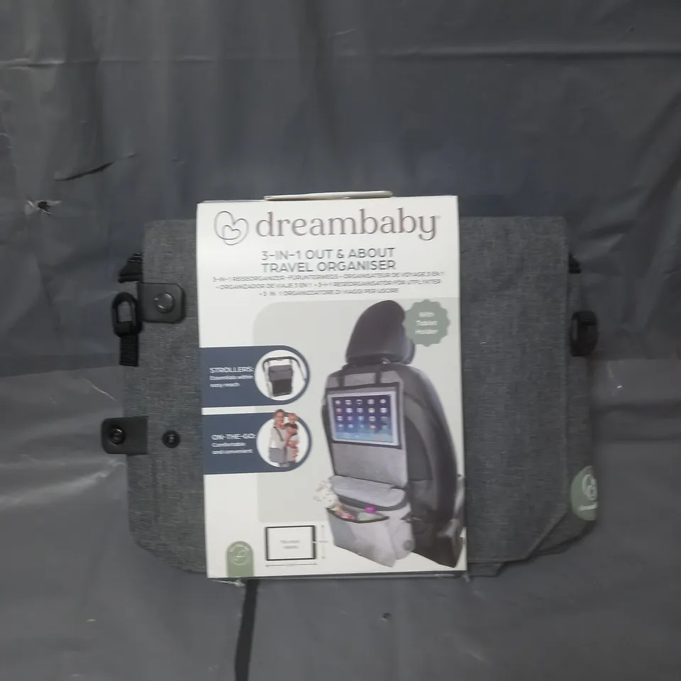 DREAMBABY 3-IN-1 OUT & ABOUT TRAVEL ORGANISER 