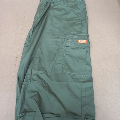 BENCH CARGO PANTS – GREEN, MEN'S CASUAL TROUSERS SIZE 38