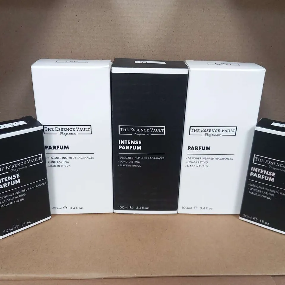 NINE ASSORTED THE ESSENCE VAULT FRAGRANCES 