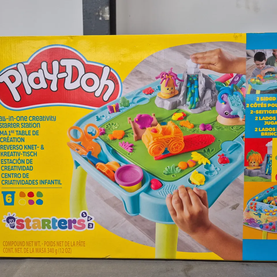 BOXED PLAY-DOH ALL-IN-ONE CREATIVITY STARTER STATION