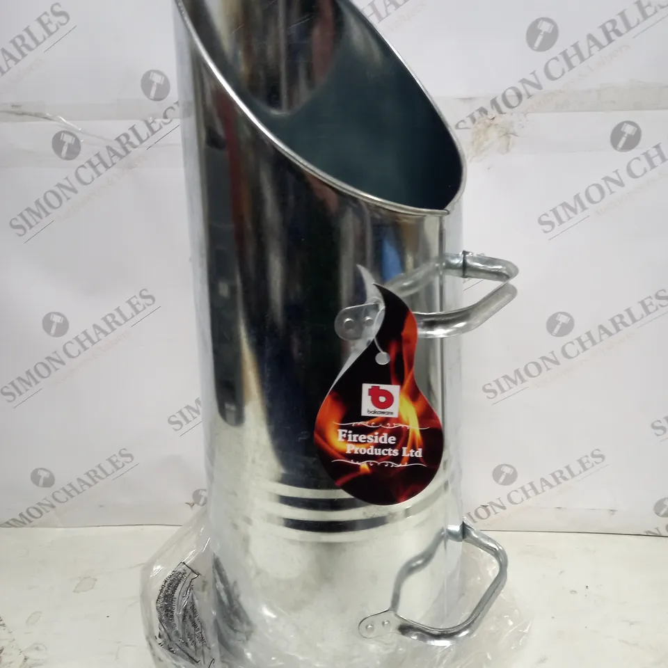 FIRESIDE GALVANISED ANTHRACITE COAL HOD