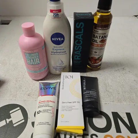 APPROXIMATELY 20 ASSORTED HEALTH & BEAUTY PRODUCTS TO INCLUDE BOND REPAIR CONDITIONER, STYLING CREAM, HAIR OIL ETC