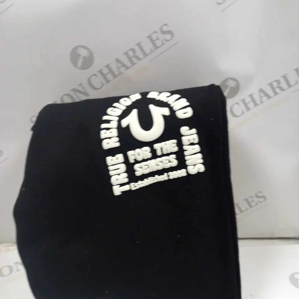 TRUE RELGION BLACK JOGGERS SIZE XL