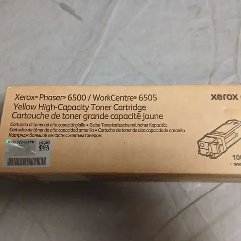 XEROX PHASER 6500 / WORKCENTRE 6505 YELLOW HIGH-CAPACITY TONER CARTRIDGE