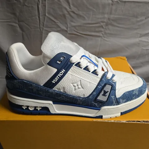 BOXED PAIR OF LOUIS VUITTON SHOES - UK SIZE 10