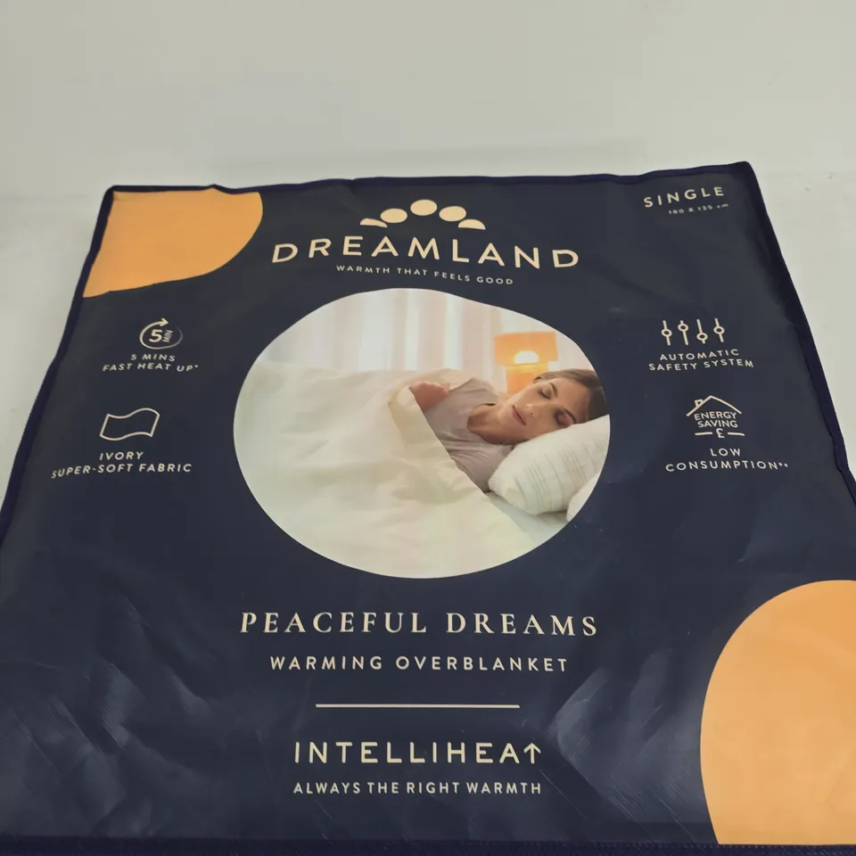 DREAMLAND INTELLIHEAT PEACEFUL DREAMS WARMING OVERBLANKET – SINGLE