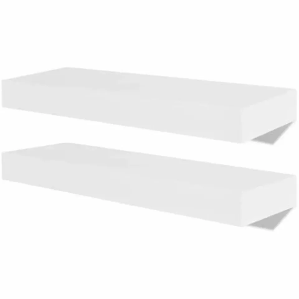 AYD 2 PIECE FLOATING SHELF FINISH WHITE
