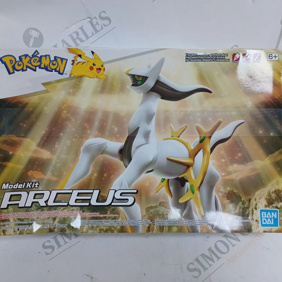 BOXED POKEMON MODEL KIT ARCEUS 