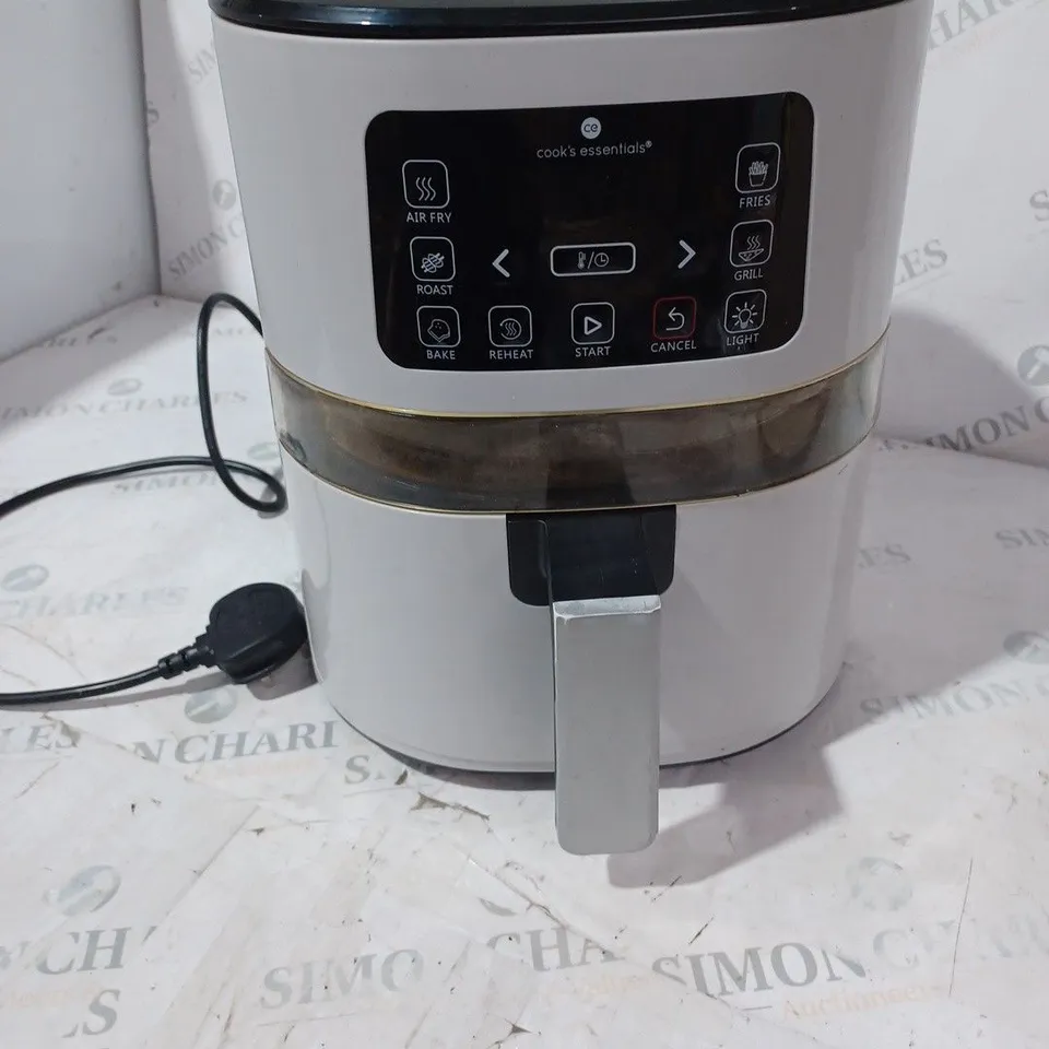 COOKS ESSENTIALS AIR FRYER WHITE