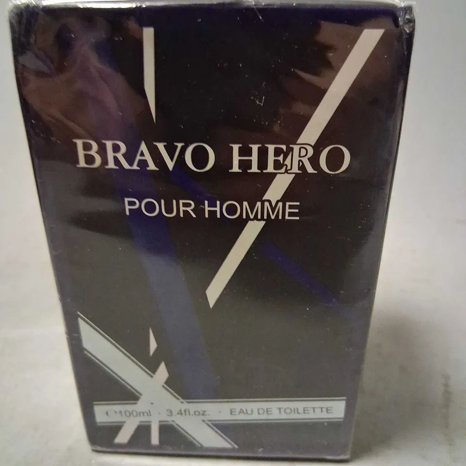 BOXED AND SEALED BRAVO HERO POUR HOMME EAY DE TOILETTE 100ML