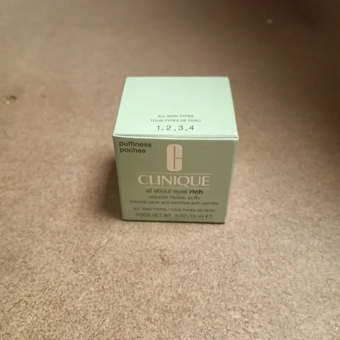 CLINIQUE ALL ABOUT EYES RICH EYE CREAM – 15 ML (0.5 OZ)