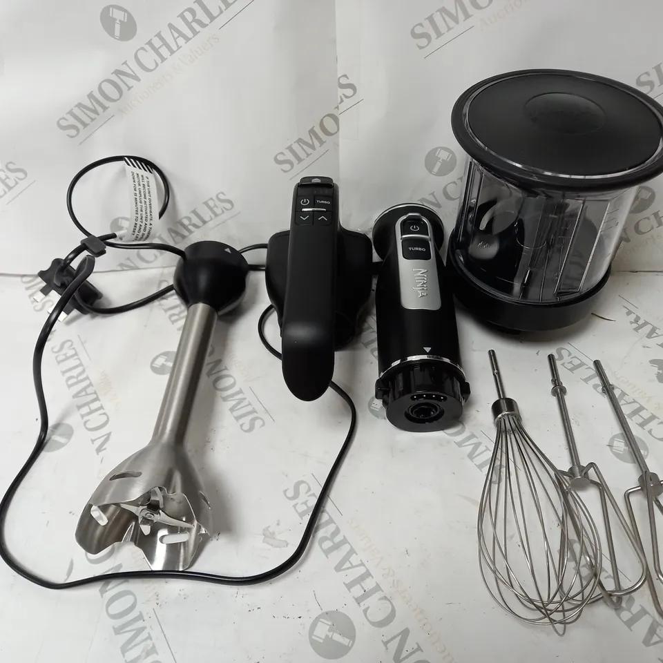 NINJA FOODI 3-IN-1 HAND BLENDER, MIXER & CHOPPER CI100UK