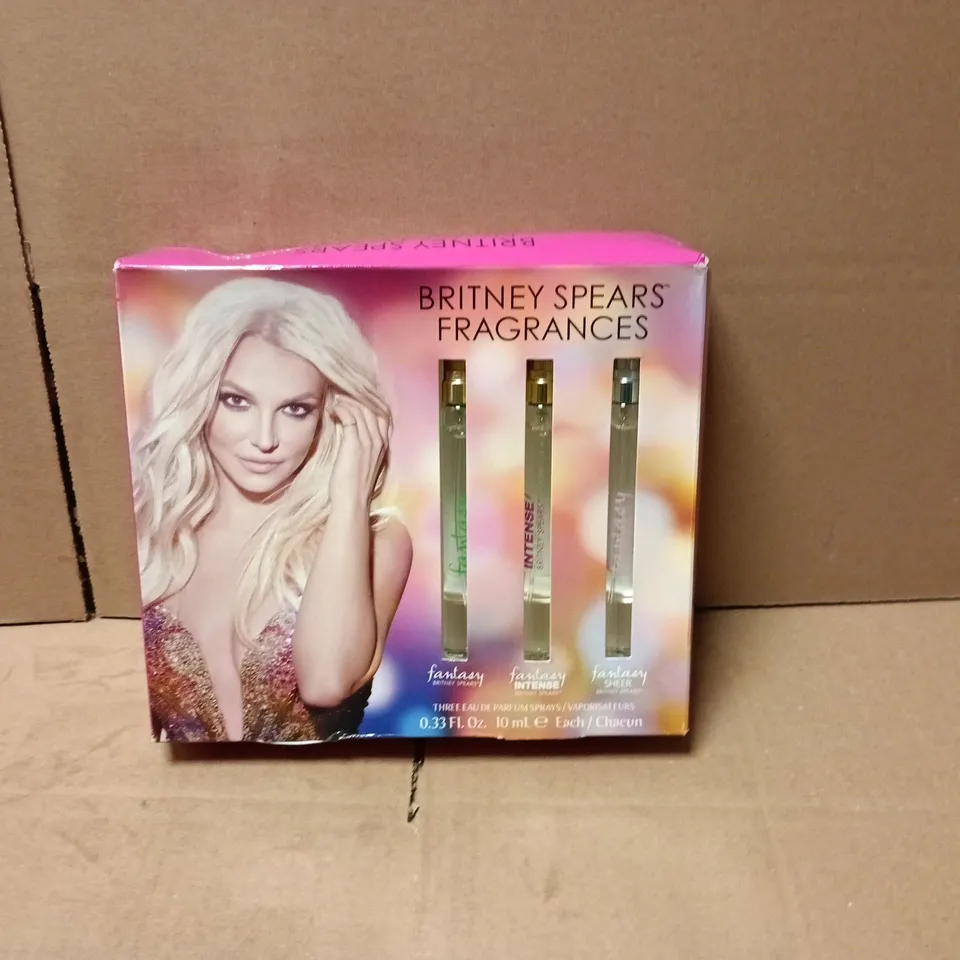 BOXED BRITNEY SPEARS GRAGRANCES 3-PIECE SET - 3X 10ML