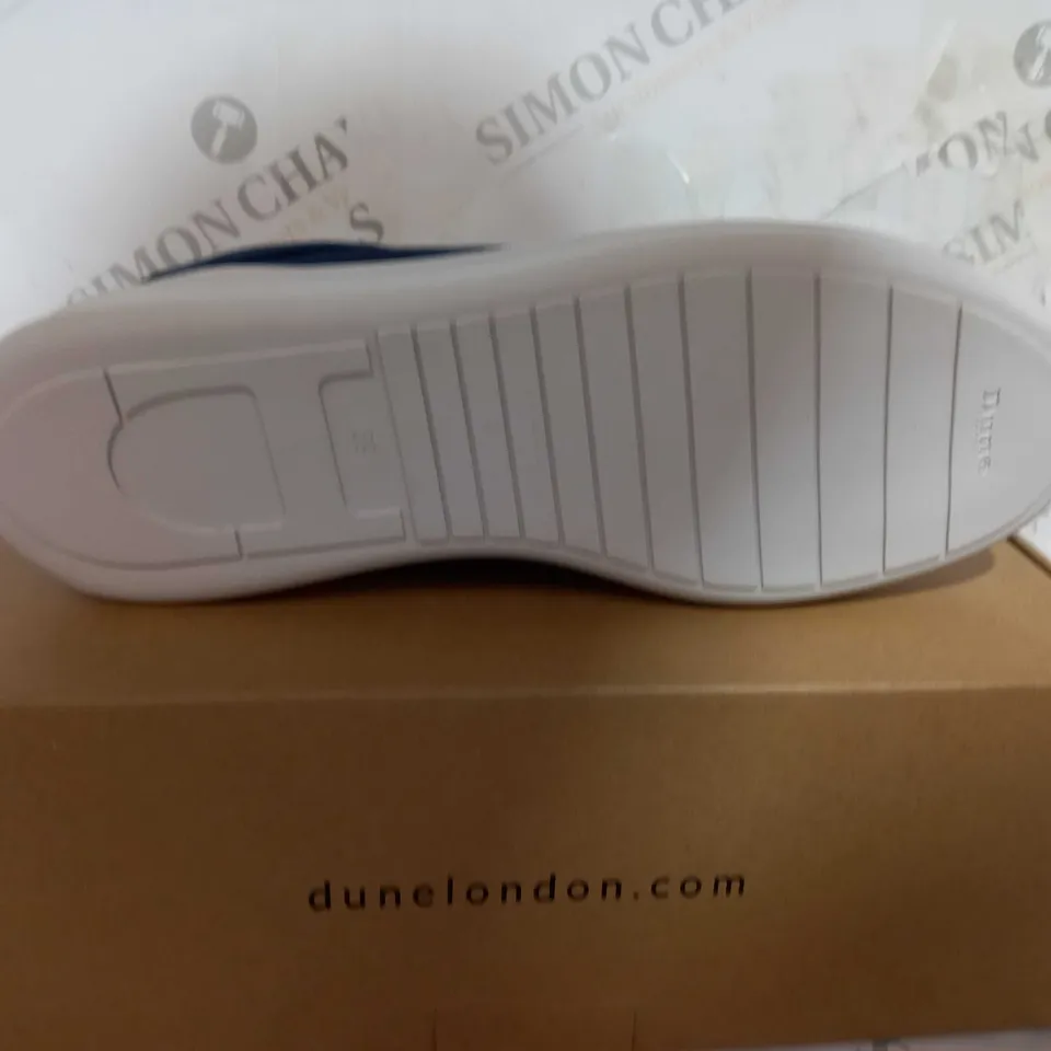 BOXED PAIR OF DUNE LONDON SHOES NAVY