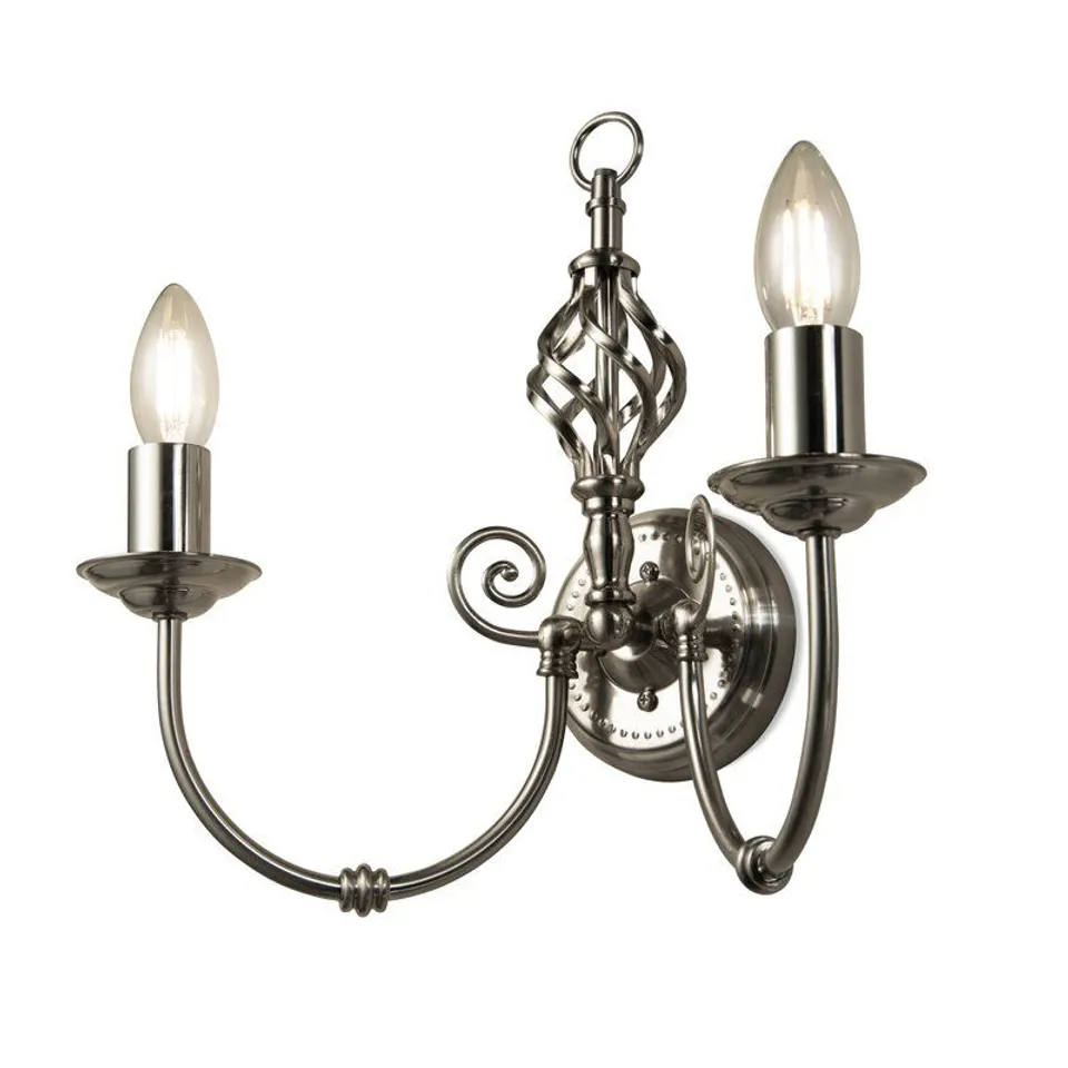 BOXED BRIGHTMOOR 2 - LIGHT CANDLE WALL LIGHT