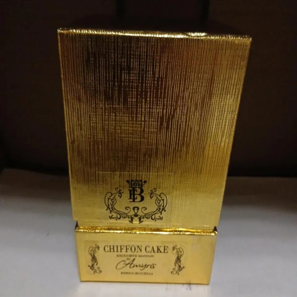 BOXED CHIFFON CAKE EXCLUSIVE EDITION FOR AMYRIS ENRICO BUCCELLA EXTRAIT DE PARFUM 100ML