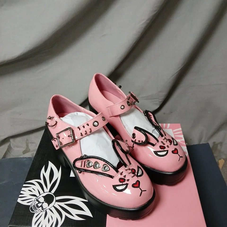 KOI PINK MARY JANES RAVER BUNNY EDITION BOXED SIZED UK 4