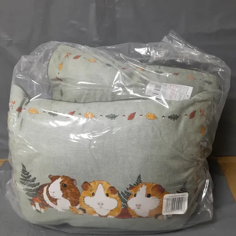 APPROXIMATELY 14 GUINEA PIG CUSHIONS